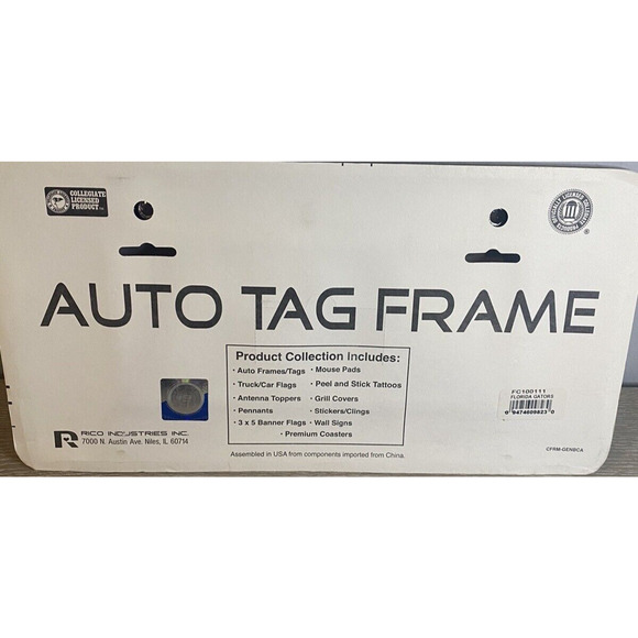 University of Florida Gators Metal License Plate Frame Officially Licensed New - Picture 3 of 3